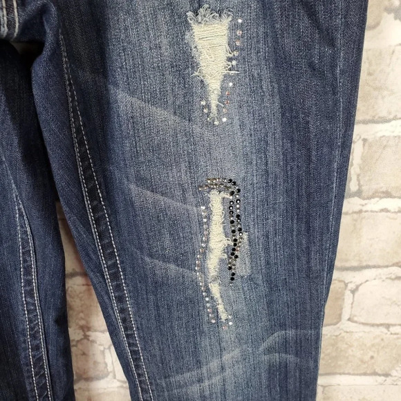 Seven7 Luxe Jeans Sully  Blue 14 Stretch Bootcut NWT - Picture 9 of 15